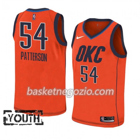 Canotte Bambino Oklahoma City Thunder Patrick Patterson 54 2018-19 Nike Arancione Swingman